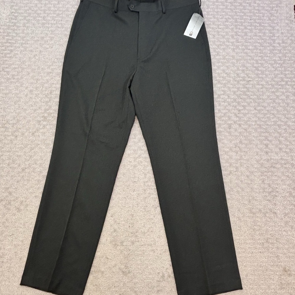 GEOFFREY BEENE Men's 38x32 Dark Grey  Dress Pants Trousers  Straight Leg